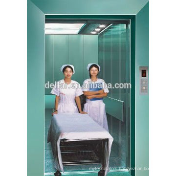 Delfar safe and large hospital elevator with cheap price